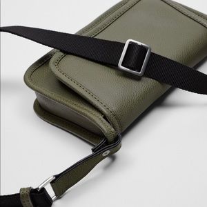 Beautiful Olive Colored Man Cross Body Bag To Take Your Casual Look Even Higher.